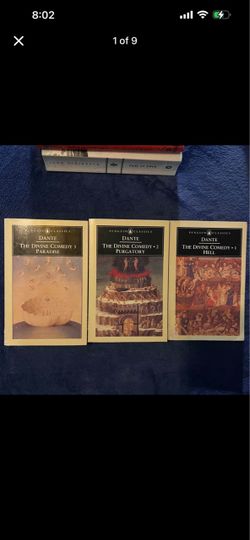 Penguin Classics Books: Dante The Divine Comedy inferno, purgatory, paradise