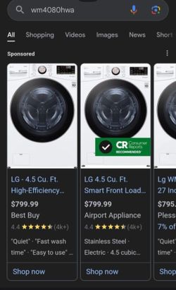 Brand New Washer