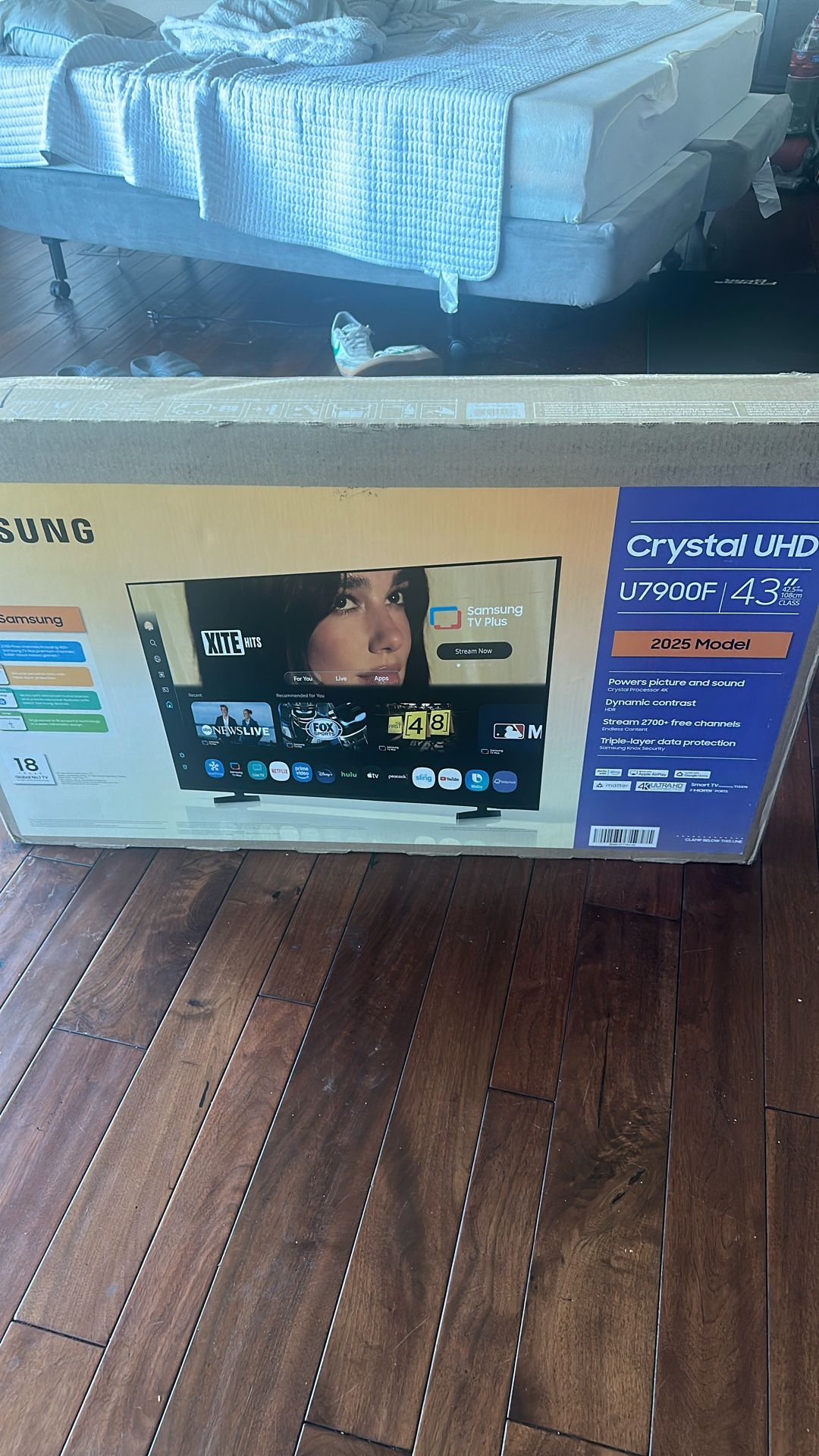 Samsung 43″ Crystal UHD 4K Smart TV – Brand New Sealed