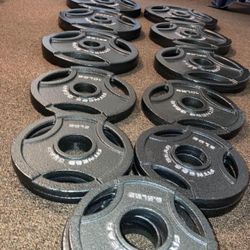 New! Olympic Weight Plate Set 185 lbs