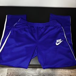 Nike Sportswear Track Pants Men’s Size XL Blue Sweatpants Vintage Y2K Open Hem