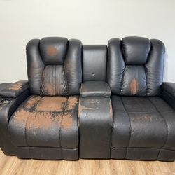 Reclining sofa For Sale