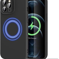Cloud Soft Case with MagSafe Compatible with iPhone 12 Pro Case (2020) (6.1-Inch), Made for MagSafe Certified Liquid Silicone Hybrid Case with Camera