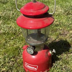 Coleman Vintage Lantern  Red 