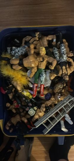 80s and 90s WWF action figures