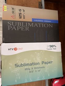 Sublimation paper
