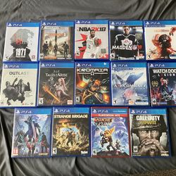 PS4 games
