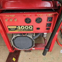 Generac 4000 exl push button start portable generator