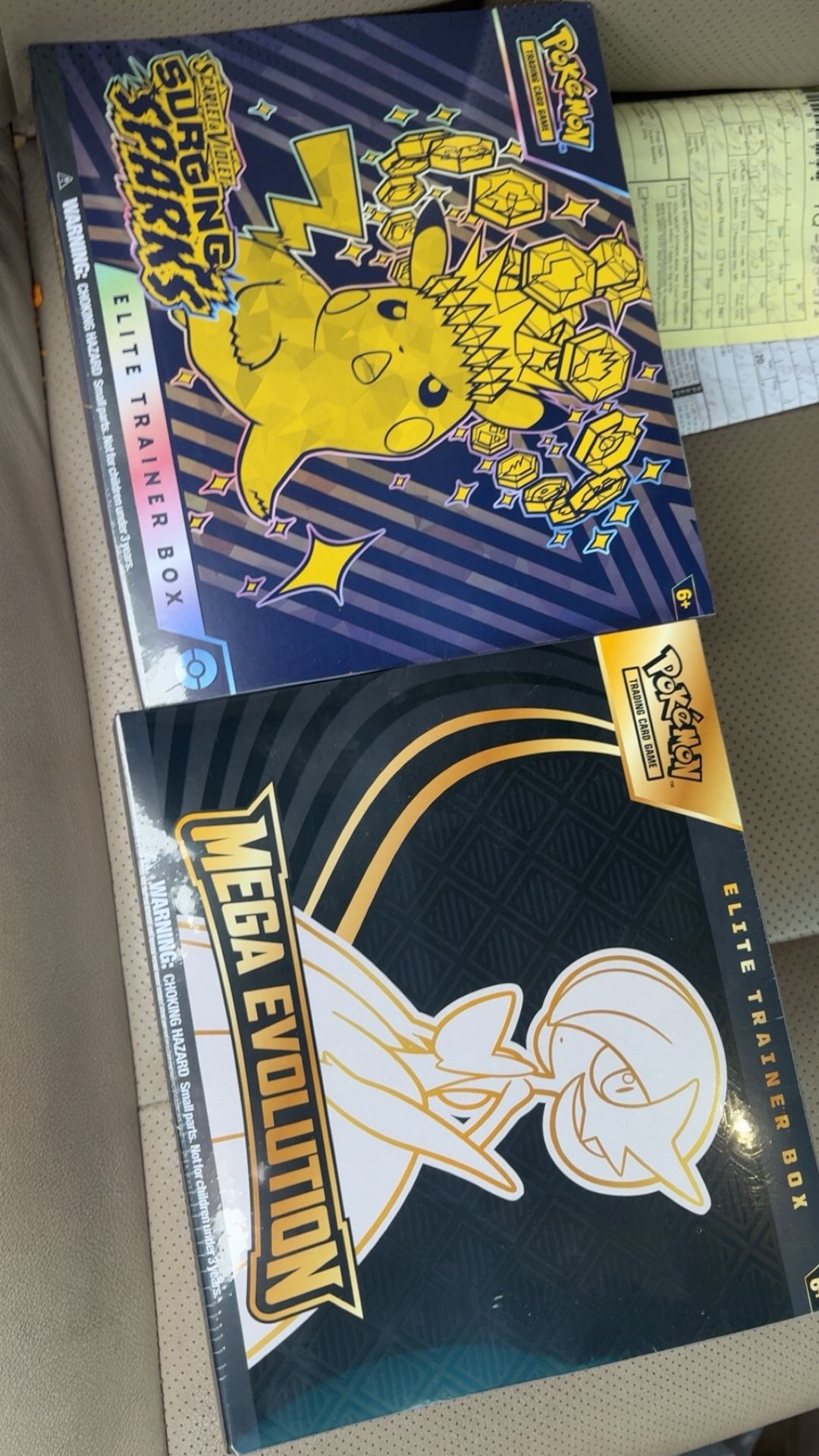 Have these in stock as well 110$ each for the big boxes and 80$ for the scarlet and violet 6 pack box 300 For all