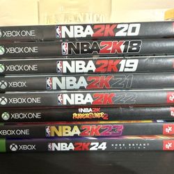 NBA 2K18,19,20,21,22,23,24 And NBA 2K Playgrounds 2