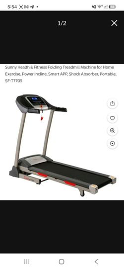 Sunny Health & Fitness SF-T7705 Treadmill (with Auto Incline)
