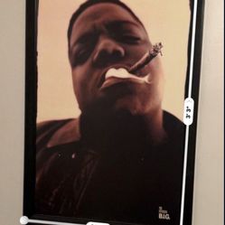 Biggie Smalls Framed Picture 