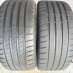 TWO TIRES 235/35/19 Bridgestone Potenza Sport Like New With 75-90% Left Rare Pair 