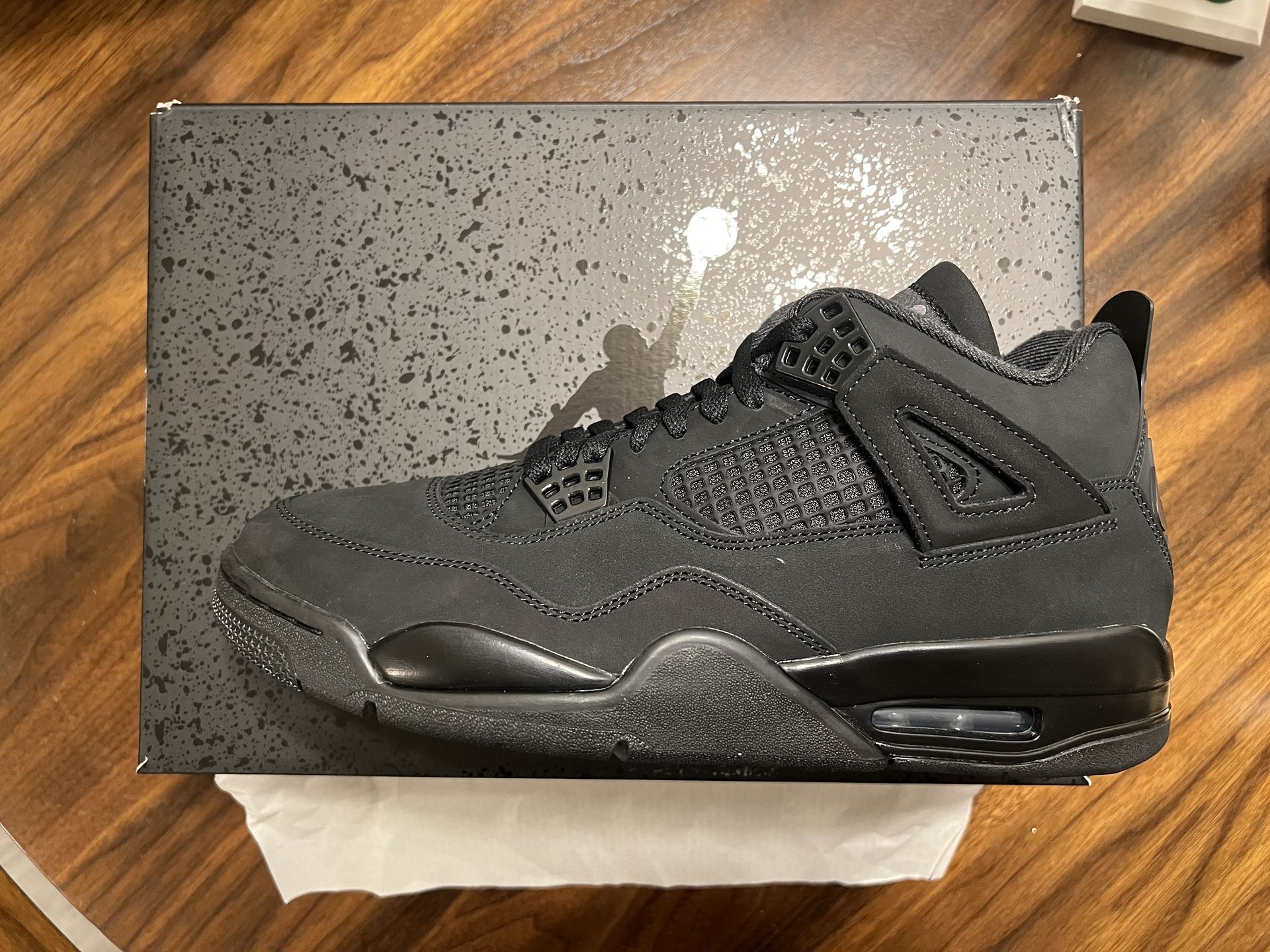 Air Jordan 4 Retro Black Cat Size 10.5