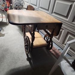 Vintage  Wood Cart It Needs Some Love