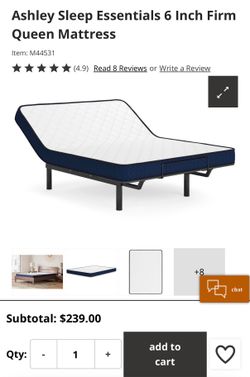 Ashley Sleep Essentials 6 Inch Firm Queen Mattress