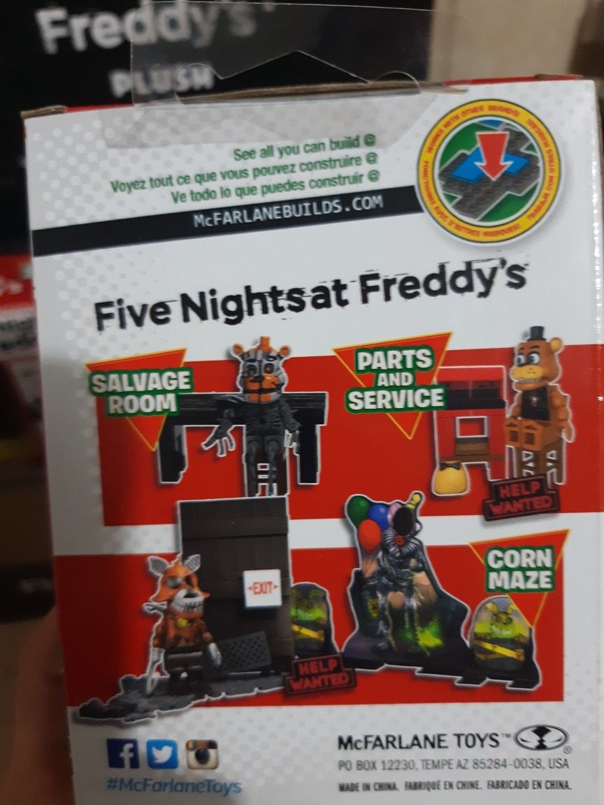 Five Nights At Freddy's Freddy Fazbear With Parts and Service McFARLANE 25201