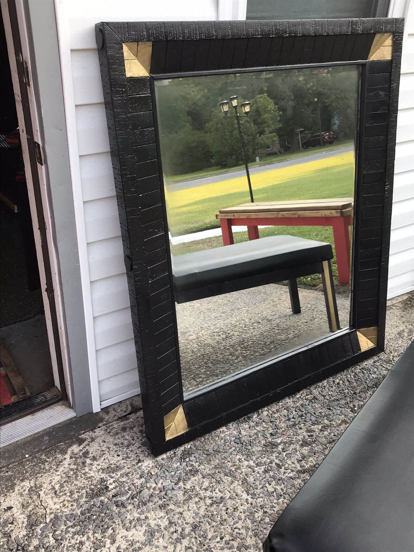 Entryway Bench With Matching Mirror