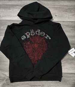 Sp5der Rhinestone Hoodie