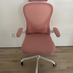 Pink Ergonomic Desk Chair 