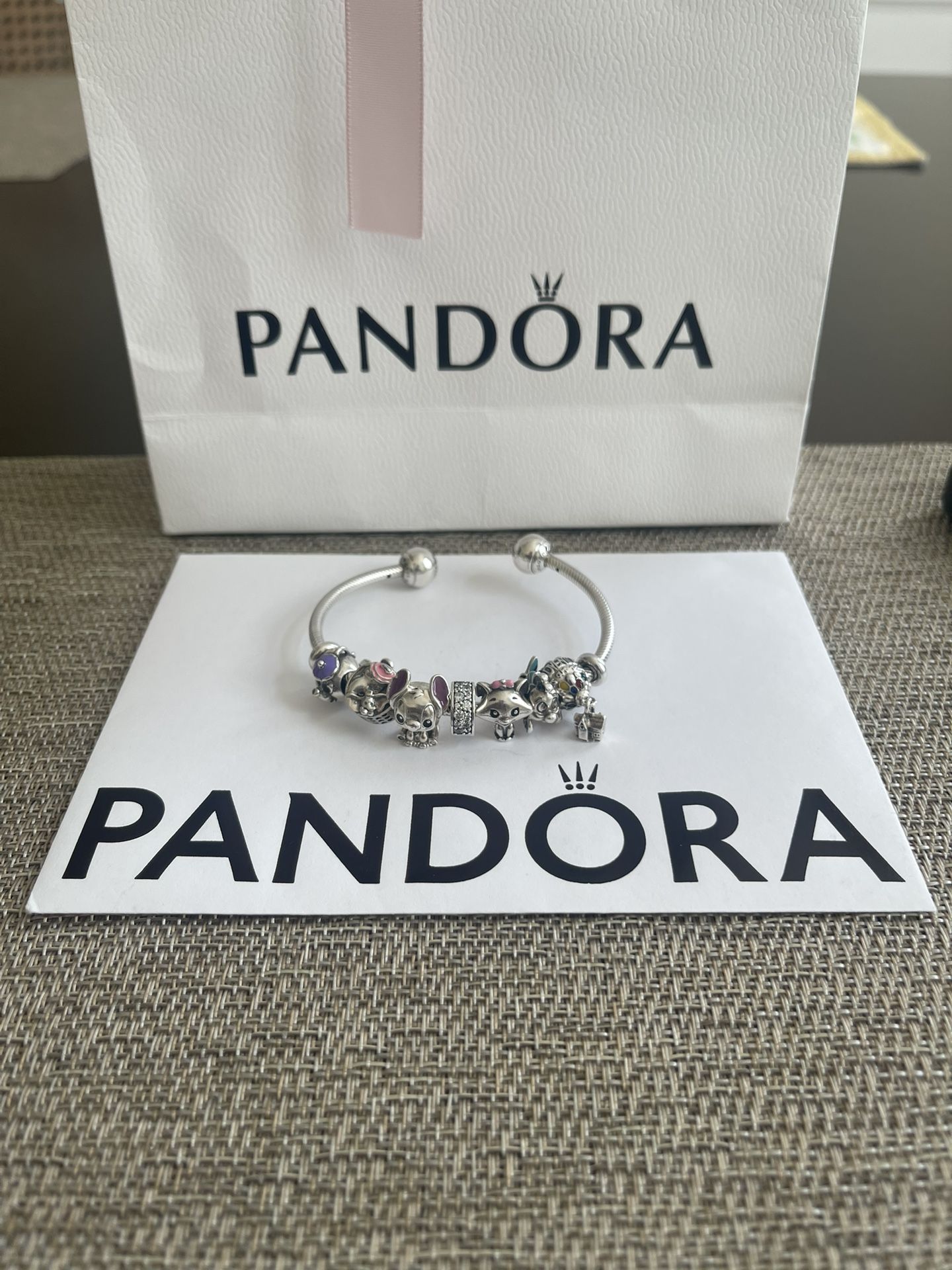 Pandora Open Bracelet And Charms