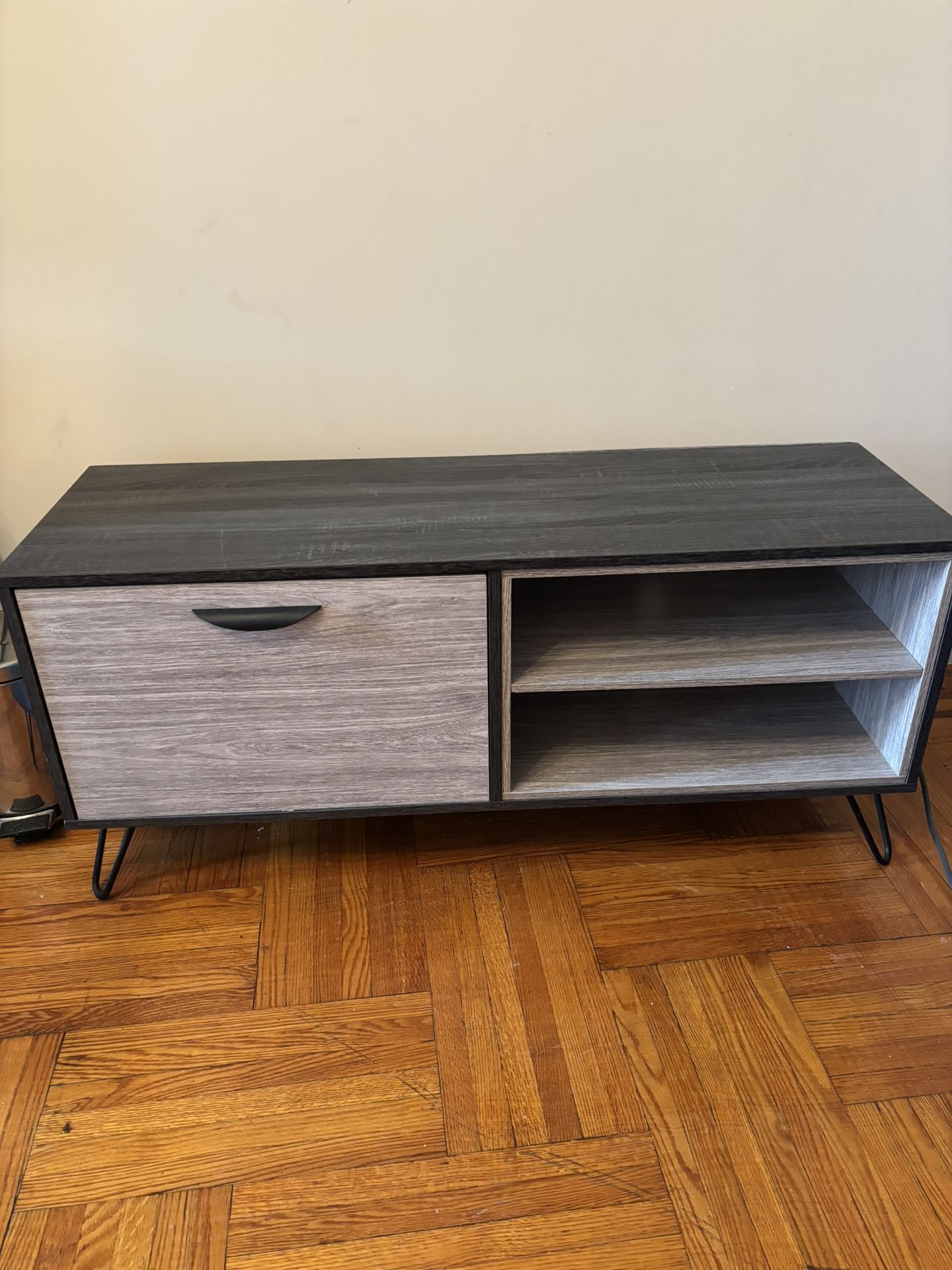 Modern TV stand with storage