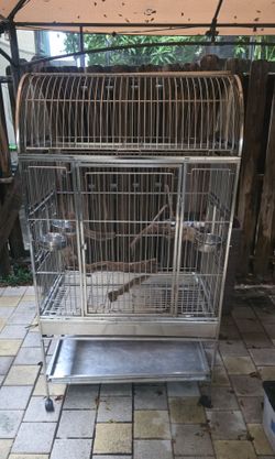 Stainless Steel Parrot Cage