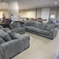 Lindyn fog 3 Piece Sectional Sofa