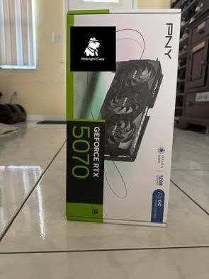 [BRAND NEW] PNY RTX 5070 OC Edition 12GB GDDR7