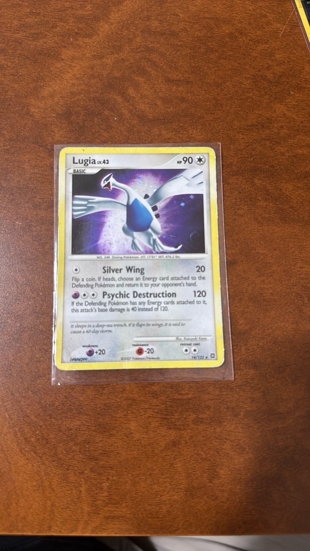Lugia Pokémon Card