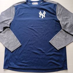Size XL New York Yankees Majestic Men's Navy Therma Base Pullover
Sweater