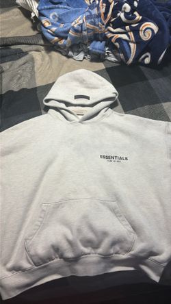 Light grey essentials hoodie