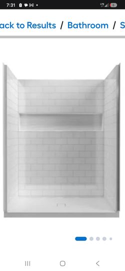 Shower panels (3) plus floor