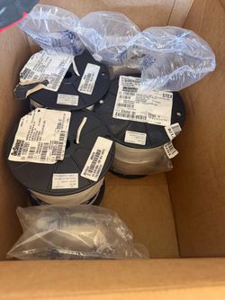 18/4C White Thermostat Solid Wire
