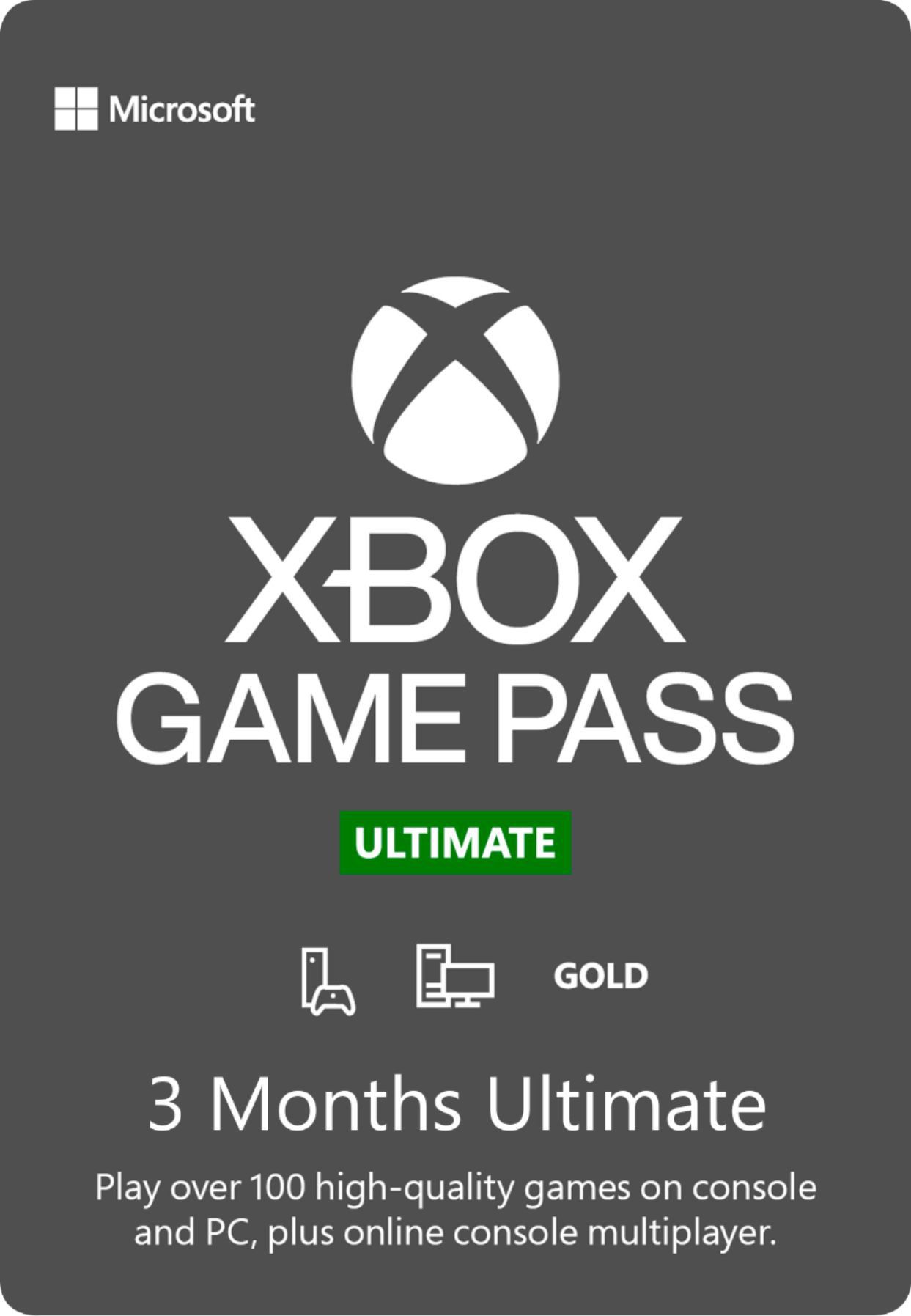 Game Pass Ultímate 3 Month Membership Never Used!