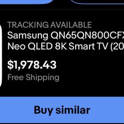 (BROKEN, PARTS) Samsung QN65QN800CFXZA 65 Inch Neo QLED 8K Smart TV (2023)