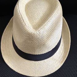 Unisex hat Fedora Style Size 7 1/4