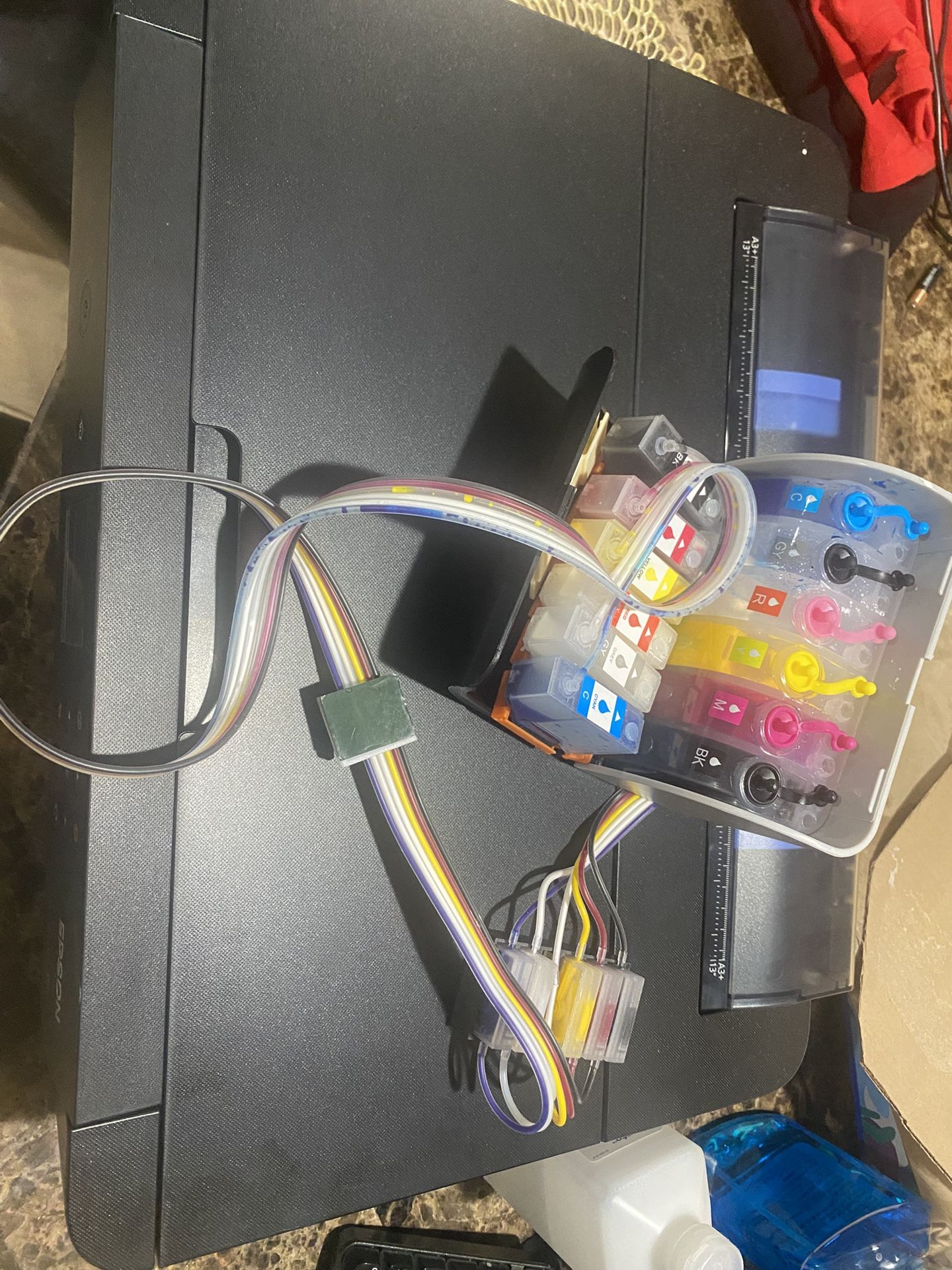 Epson Expression Photo HD XP-15000 Printer Chip-Less for parts or repair