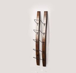 Wall mounted wine rack