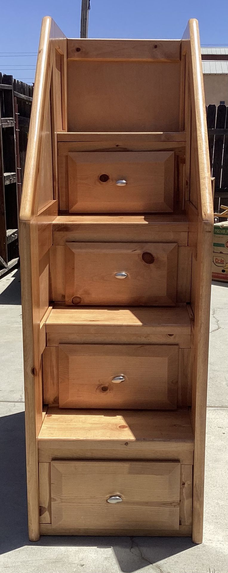 Pine Staircase – Style Storage Cabinet