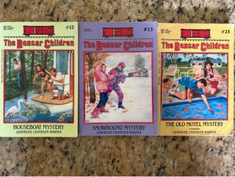 Boxcars children book series 12, 13, 23