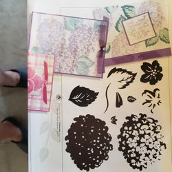 Hydrangea  Stamp Set For Crafting