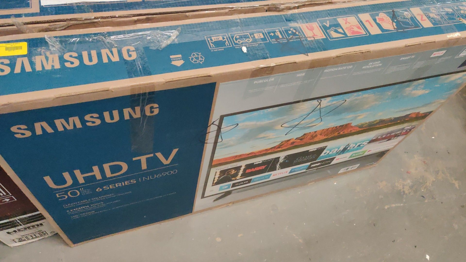 50 inch Samsung open box smart TV