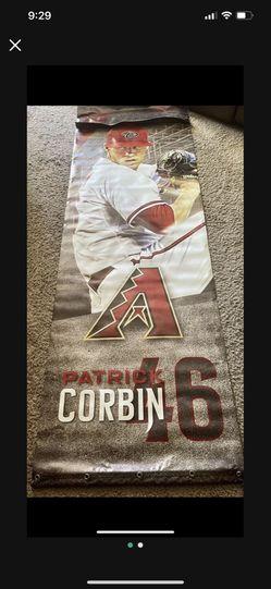 Patrick Corbin Arizona Diamondbacks Game Used Street sign Display