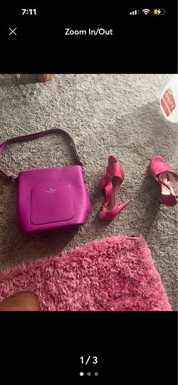 Baja Rose Kate Spade Purse And matching shoes