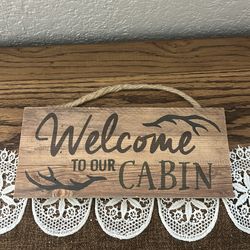 Cabin sign