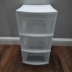 3 Drawer Plastic Organizer 