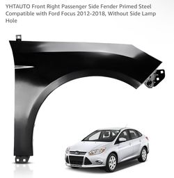 Front Right Fender for Ford Focus 2012-2018 | Primed Steel | YHTAUTO