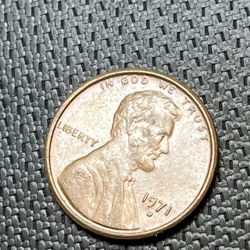 1971 D Lincoln Memorial Penny Coin 