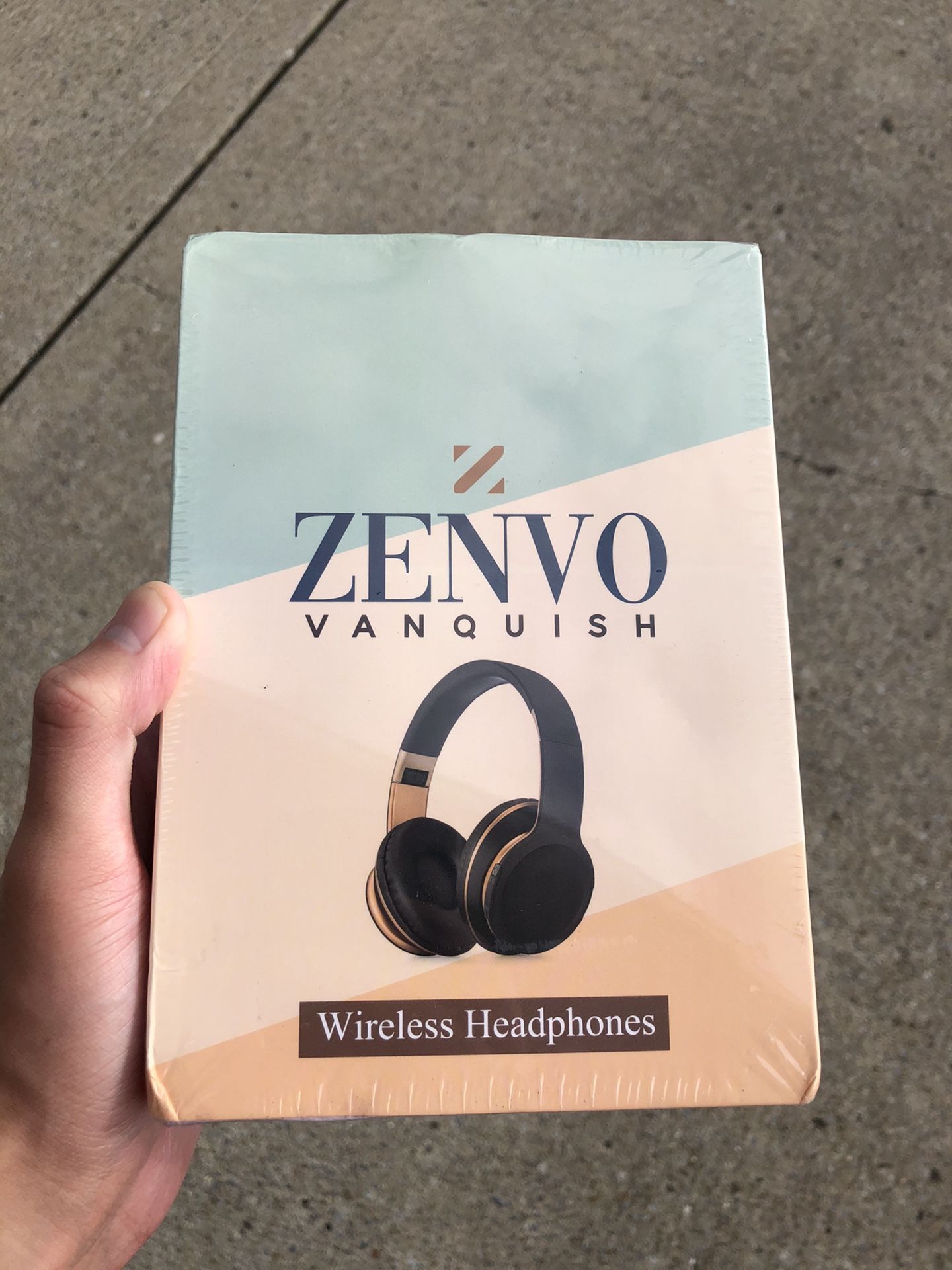 Wireless Headphones ZenVo “Vanquish” Black/ Gold